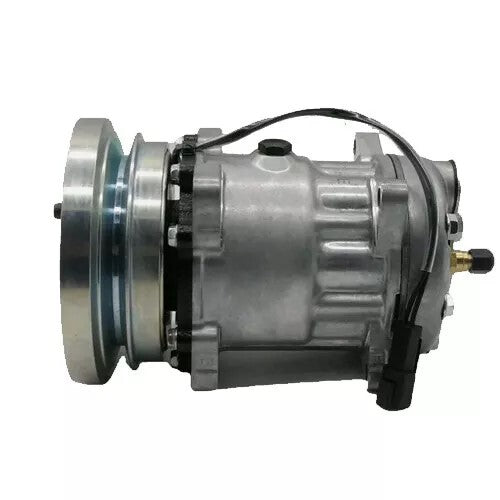 12V A/C Compressor 3E-1907 3E-1908 For Caterpillar C11 C13 Engine 416C 420D 426C