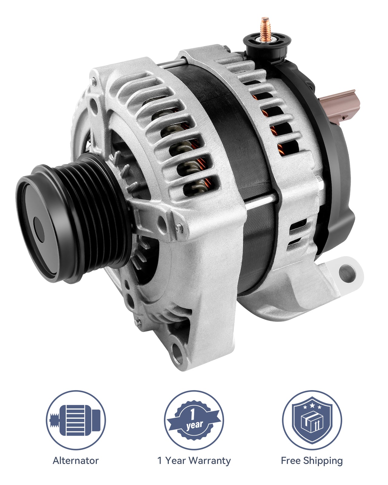 AND0249 Clockwise Rotation Alternator Fit for 2001-2007 for Chrysler Town  Country