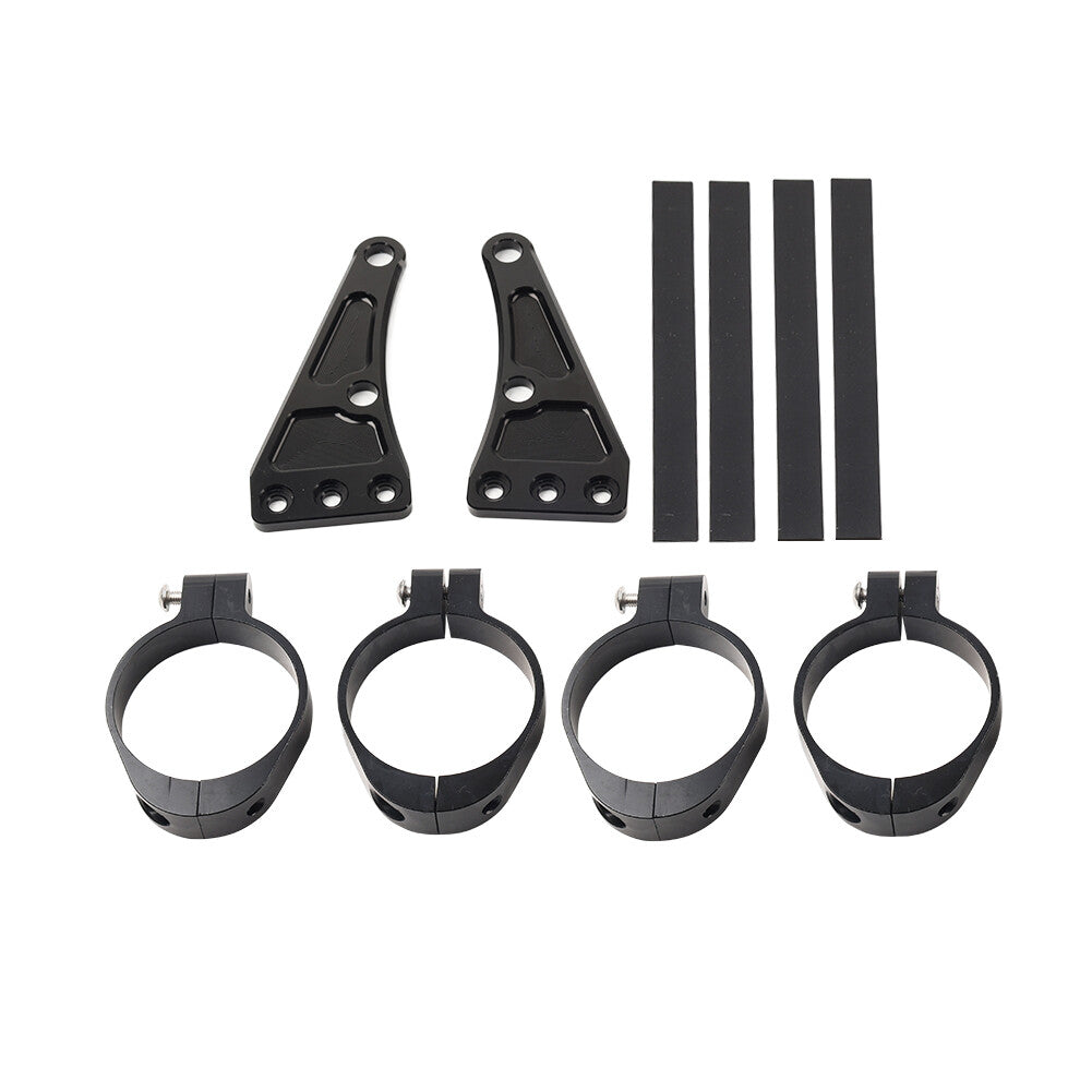 58MM Motorcycle Headlight Bracket Mount Clamp Fork Tube Holder for Harley