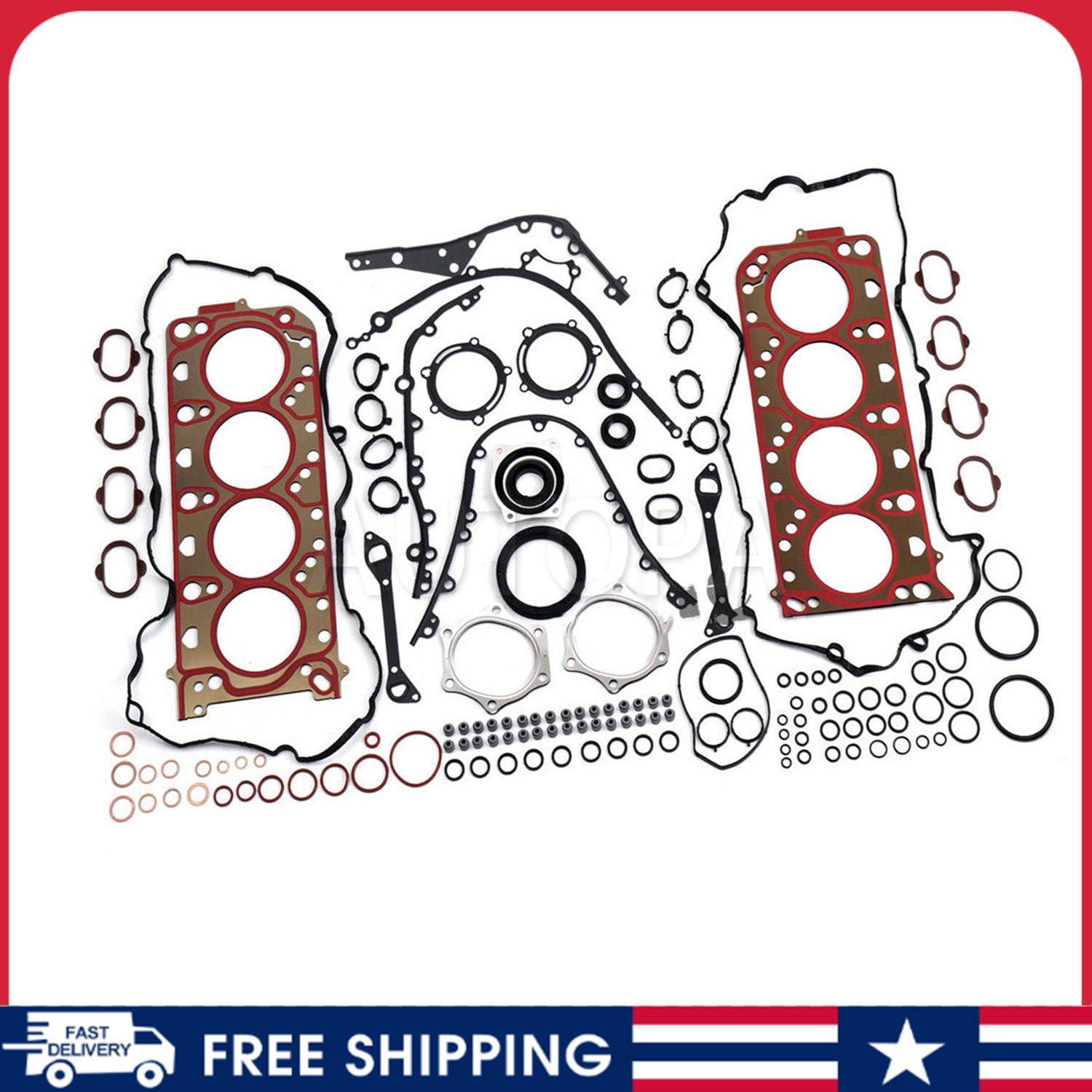 Engine Overhaul Rebuild Gasket Kit for Porsche for Cayenne for Panamera S GTS 4.8L V8