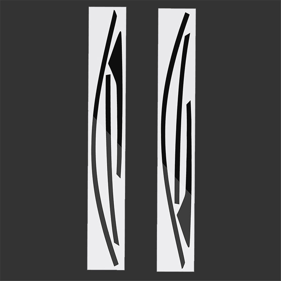 6x Black Car Chrome Delete Blackout Window Trims for Honda for Accord Sedan 2018-20