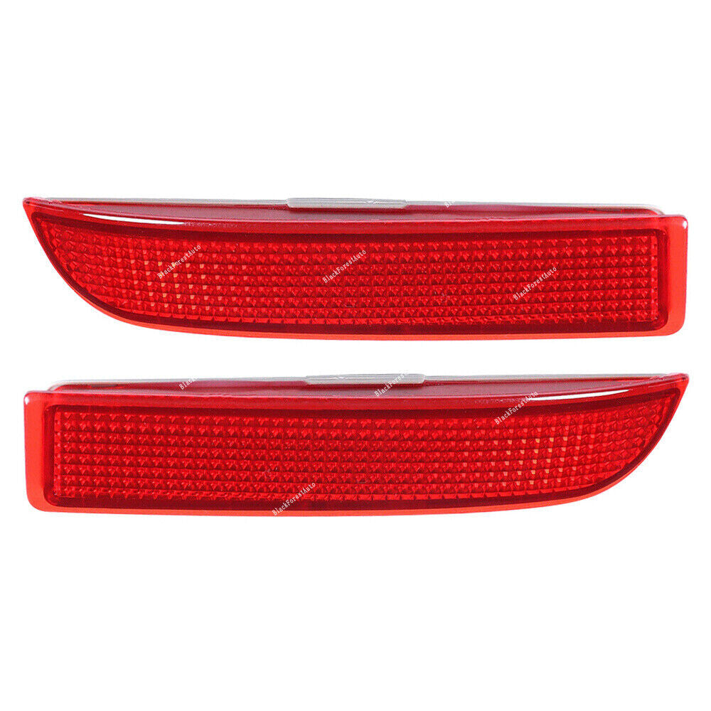 2x Fits for Toyota RAV4 09-12 Rear LeftRight Bumper Reflector Replacement Lamp Red