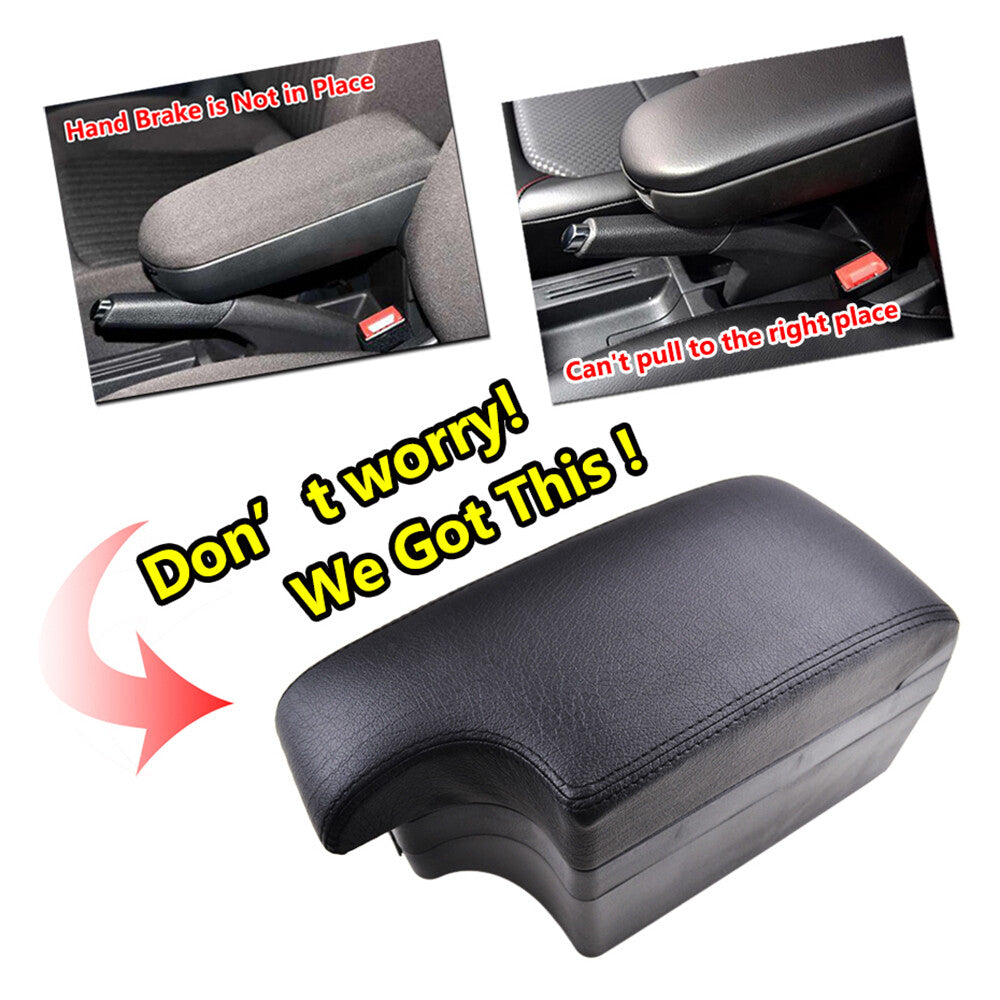 Car center armrest armrest textile for Mazda CX-3 2015-2019 faux leather Q