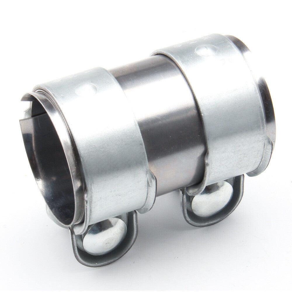 2.5-inch exhaust pipe clamp with stainless steel ring fitting for muffler return pipes