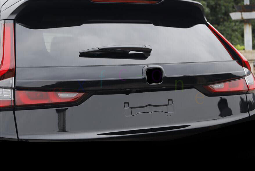 ABS Glossy Black Rear Door Trunk Lid Molding Cover Trim for Honda CR-V 2024-23 B n