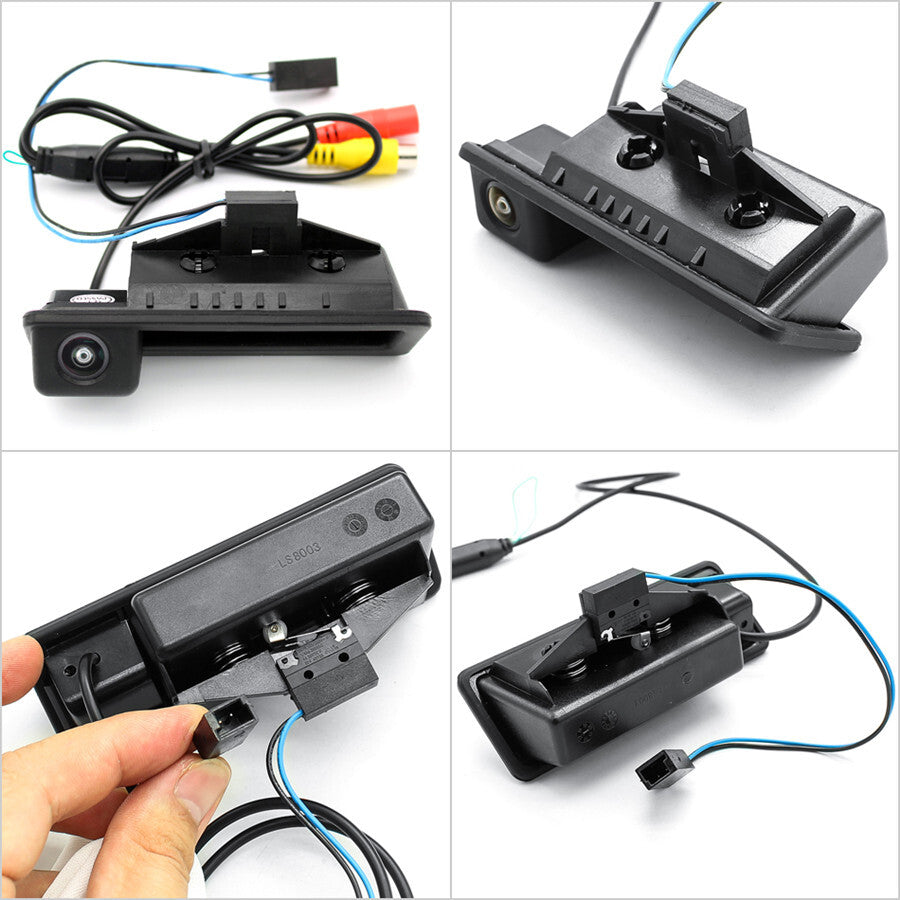 Car Trunk Handle Rear View Fisheye Lens Camera for BMW E90 E91 E92 E93 E53 E82 Q
