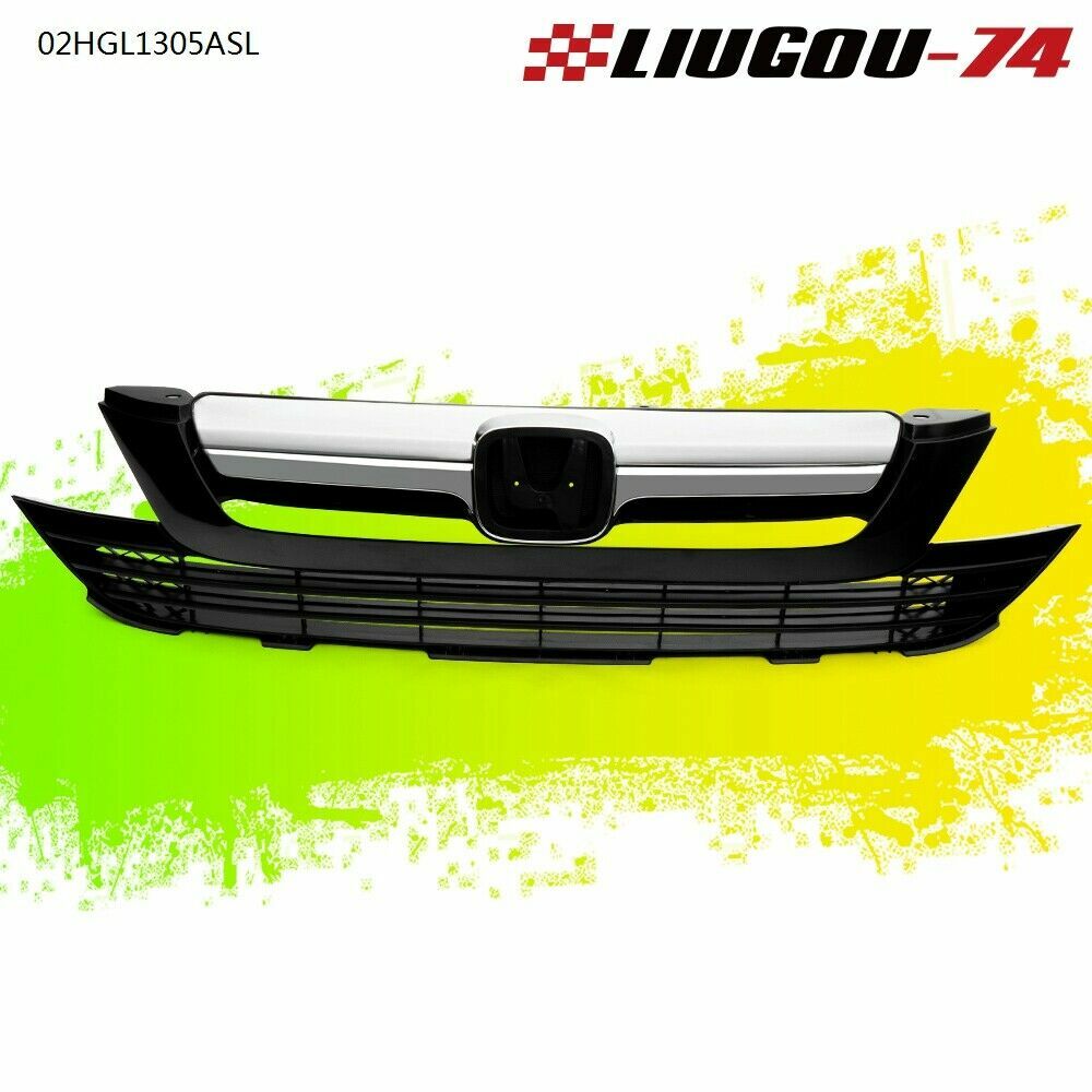 Upper and lower fits for Honda CRV front bumper grille for CHRome 2007 - 2009 2008 - v