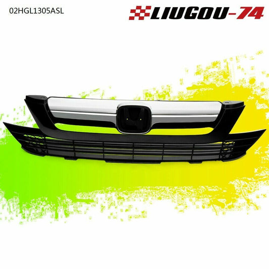 Upper and lower fits for Honda CRV front bumper grille for CHRome 2007 - 2009 2008 - v