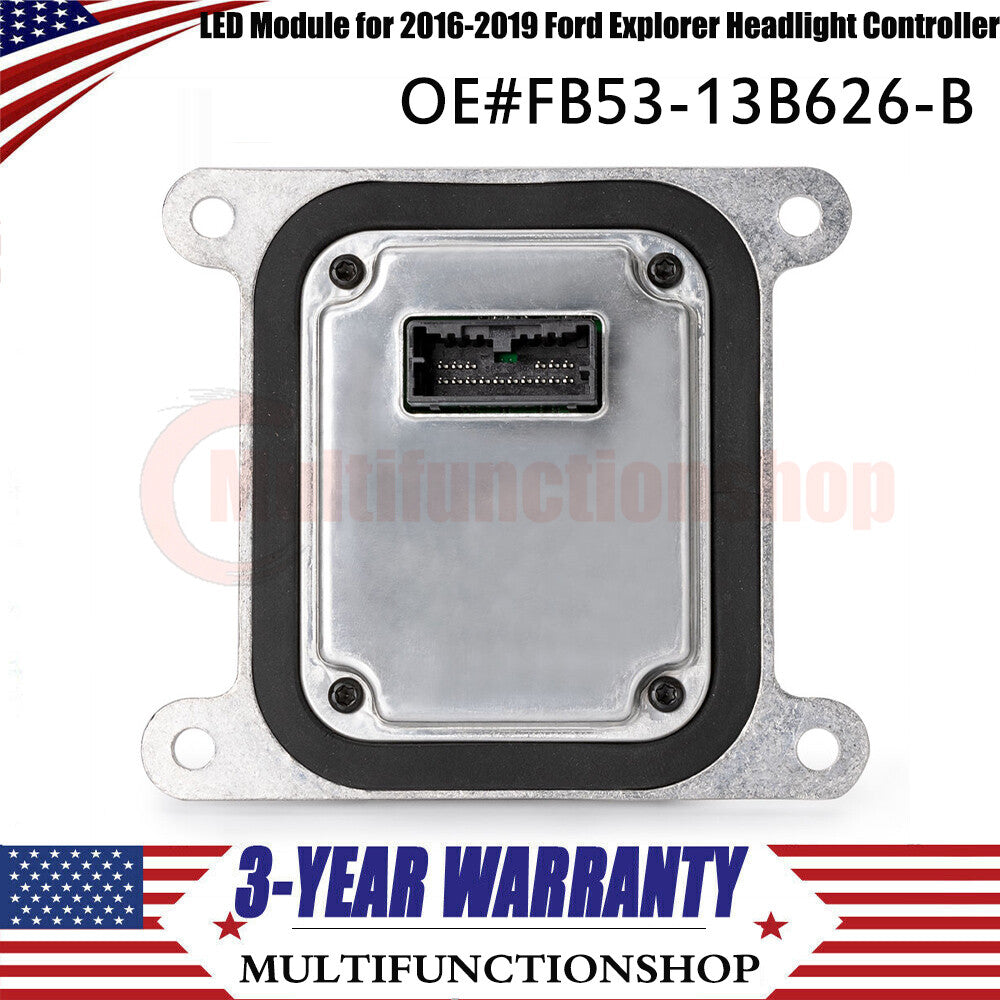 The new LED headlight controller module is compatible with  for ford  Explorer 2016-2019 FB53-13B626-B Q
