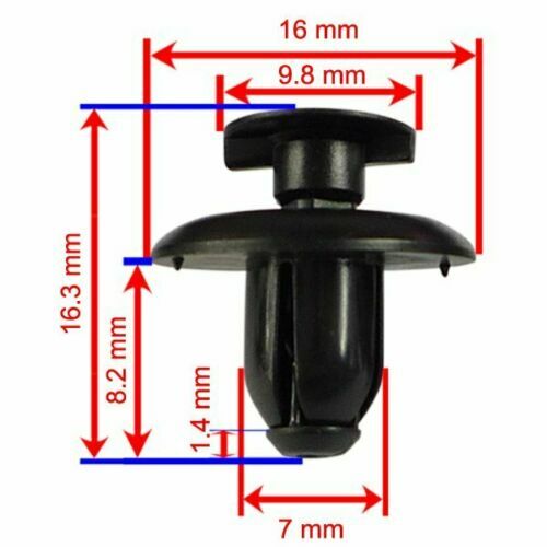 25Pcs Cowl Panel Clip Luggage Compartment Retainer Rivet Fit for Toyota Solara for Camry
