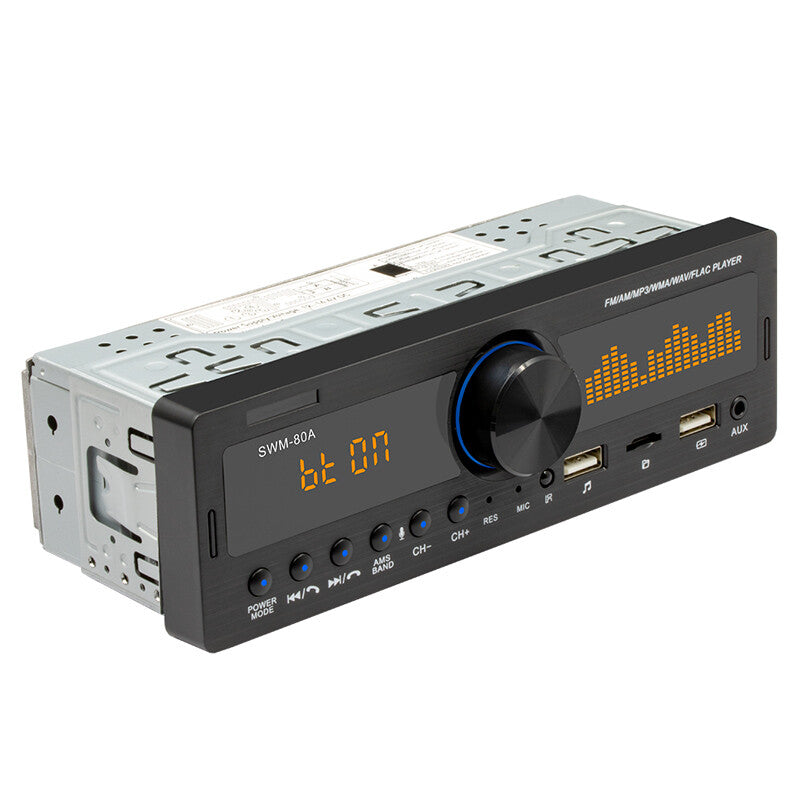1Din Car MP3 BT Player Stereo Audio In-Dash Radio FM/AM AUX Receiver USB Part v
