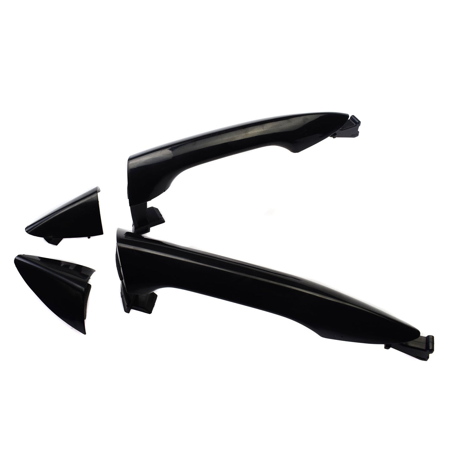2-piece set of left and right exterior door handles suitable for Hyundai for Elantra 2011-2016- v