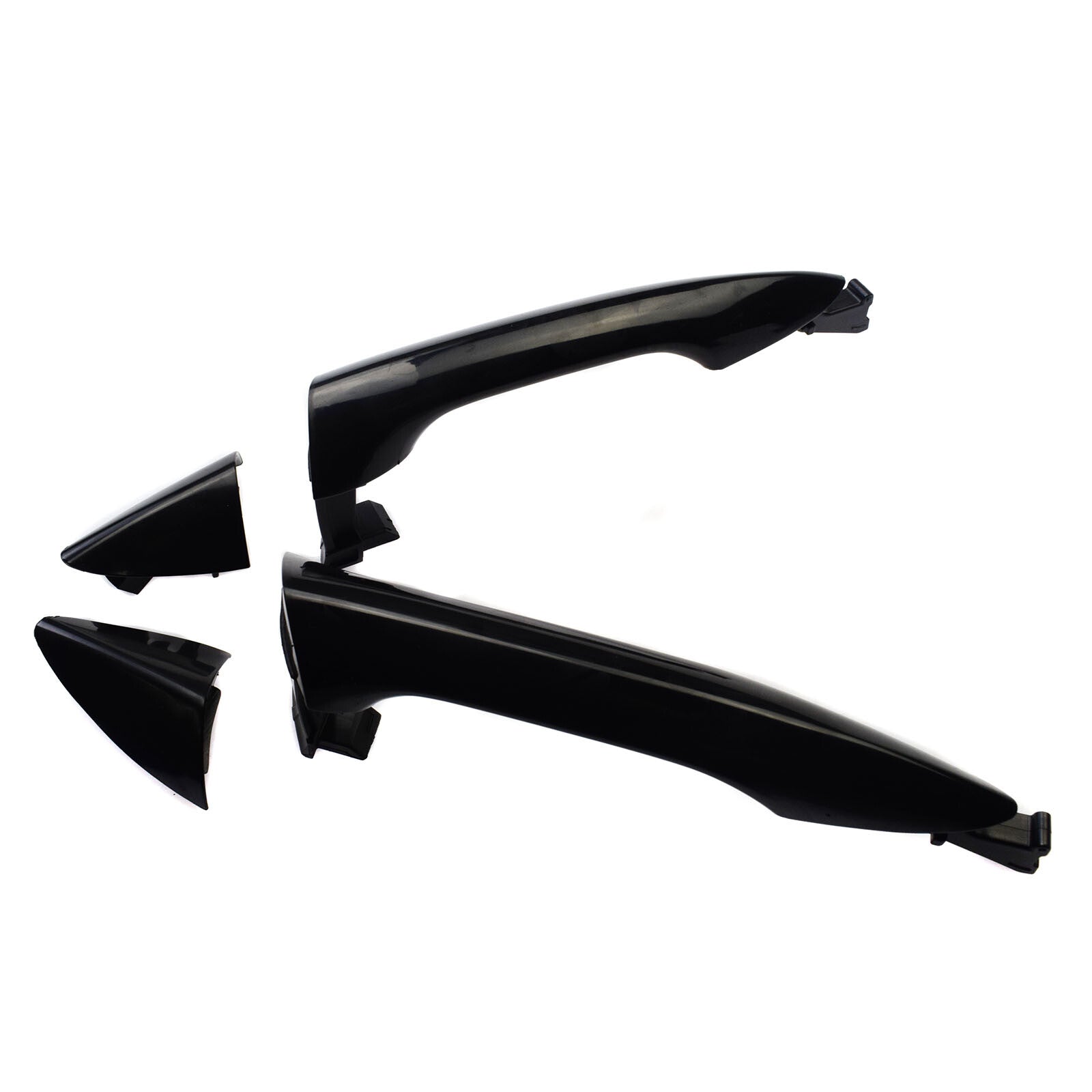 2-piece set of left and right exterior door handles suitable for Hyundai for Elantra 2011-2016- v