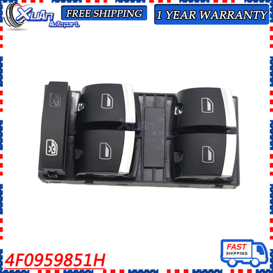 Suitable for Audi A3 8P1 8PA Q7 4L 2006-2014 power window switch/window button 4F0959851H v