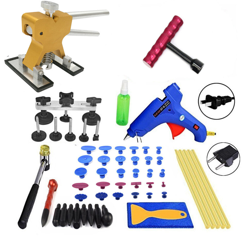 Puller Lifter Car Damage Hail Repair Hammer Tab Kit Paintless Dent Removal Tools v