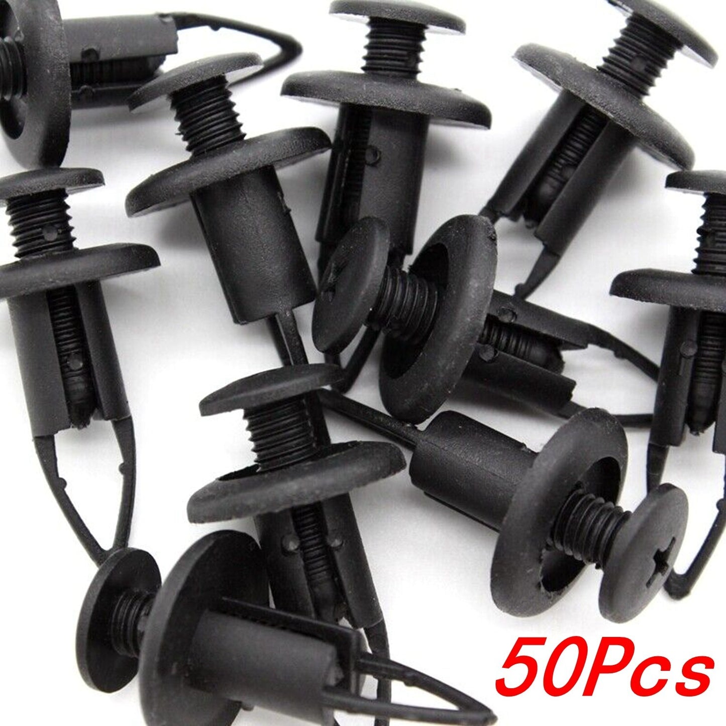 50pcs Bumper Cover Clips Retainer Fastener Screws for Toyota 90467-09127 Nylon