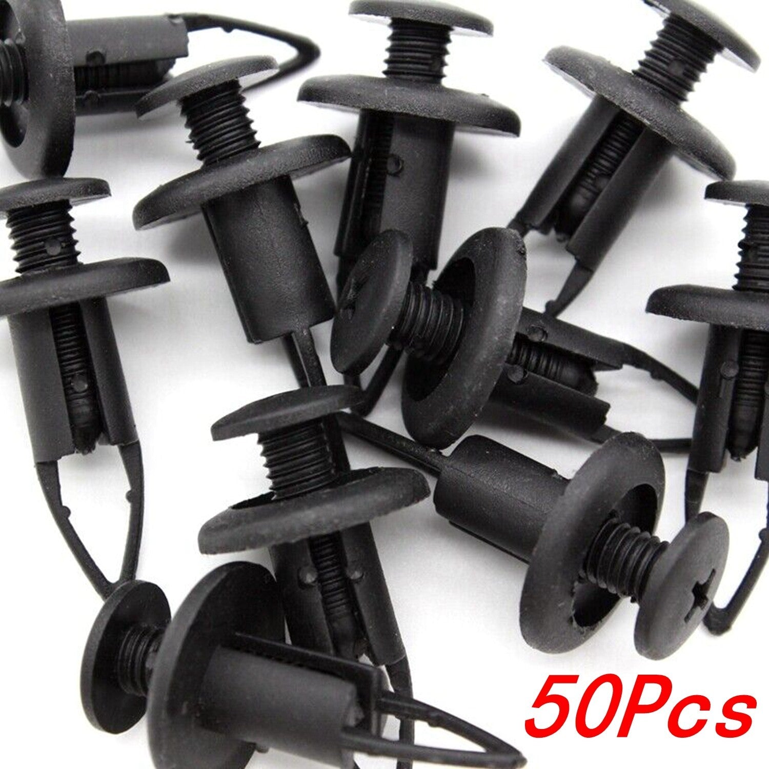 50pcs Bumper Cover Clips Retainer Fastener Screws for Toyota 90467-09127 Nylon