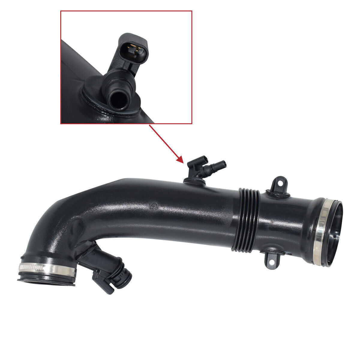 for Mini Cooper R55 2010-2015 Air Duct Intake Boot Hose Turbo Pipe 13717627501 Q