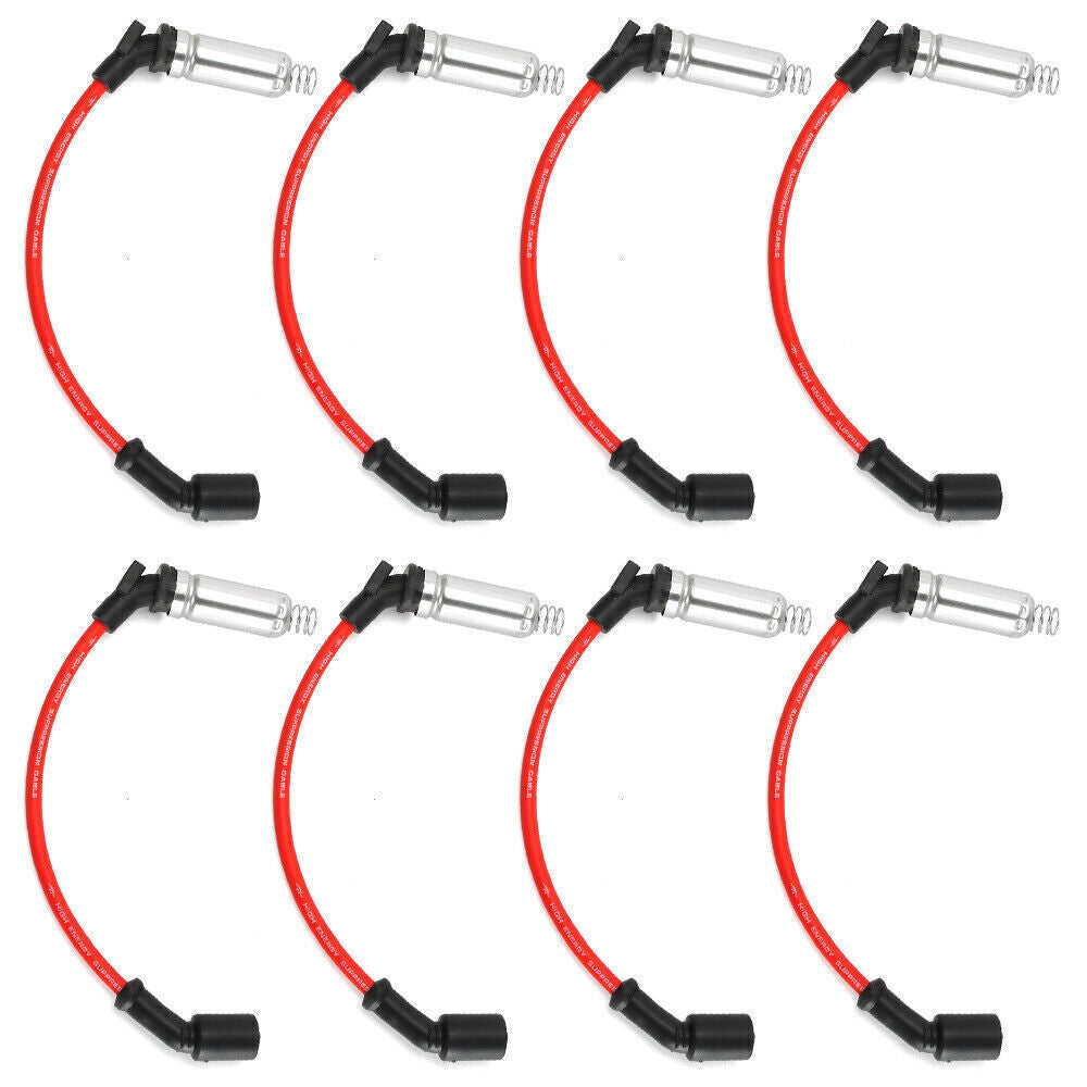 8PC Spark Plug Ignition Wire for Chevy 1999-2006 Silverado 1500-2500 LS1 VORTEC Q