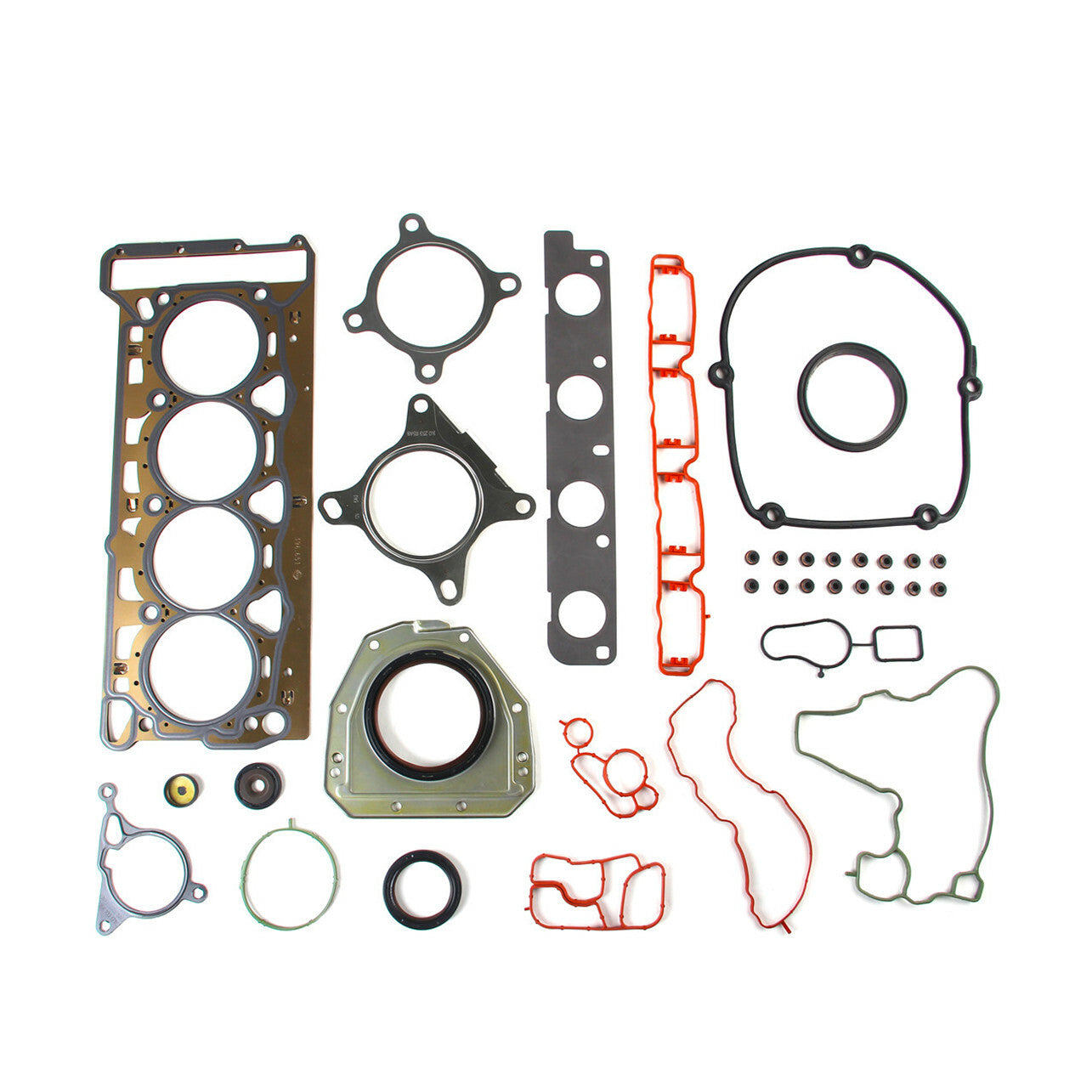 6-piece Piston Ring Kit (mast 89.01 mm / mast 20 mm) for Audi Q7, for Passat R36 CC 3.6 VR6 15242 A