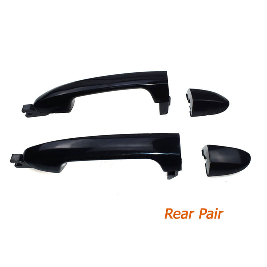 2-pack of exterior door handles suitable for 04-09 for Kia Spectra and 05-09 Spectra5 left and right rear doors. n