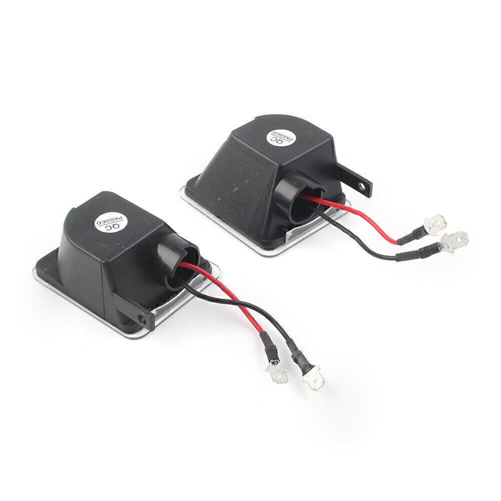 2Pcs 12V LED Rear License Plate White Lights for Ford S-MAX C-MAX Kuga Mondeo