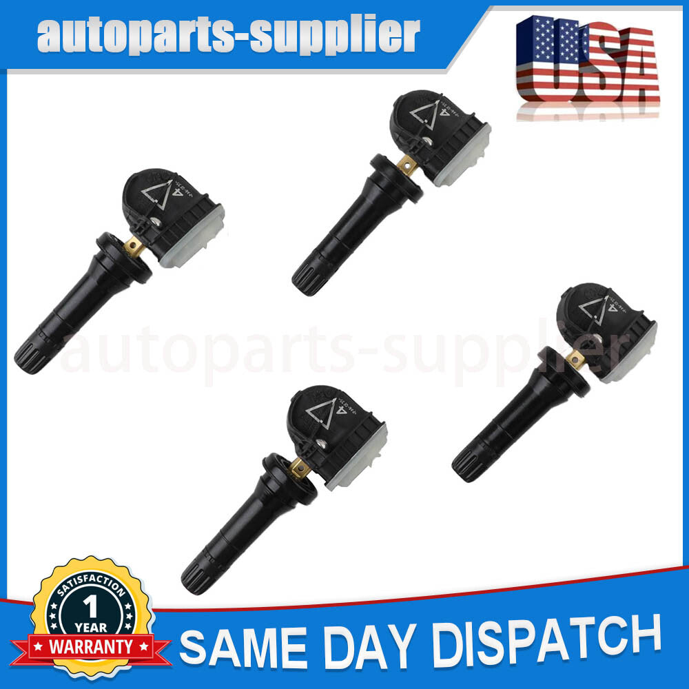4-piece 13522629 433MHz Tire Pressure Sensor (TPMS) for Chevrolet Silverado 1500 for GMC