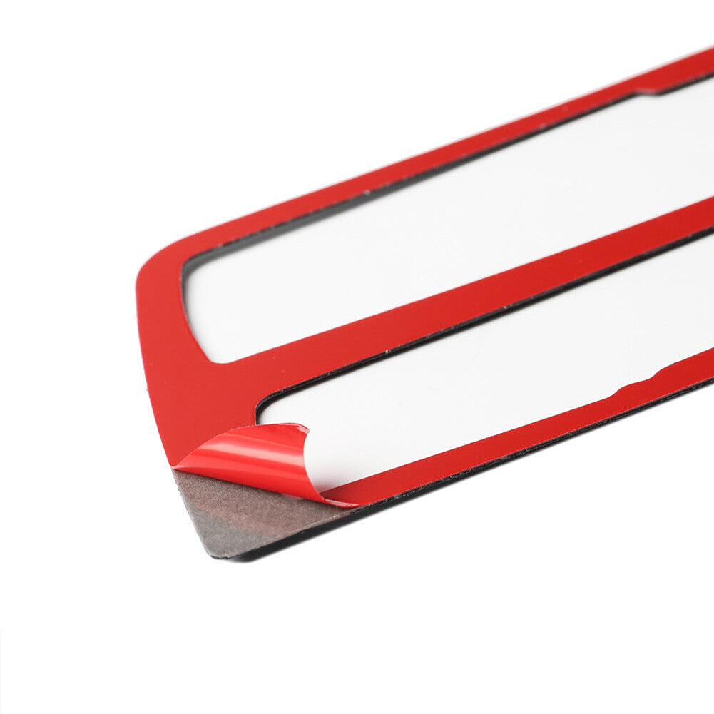 Red Carbon Fiber Navigation Console Cover Trim for Tiguan 2013-2017 C v