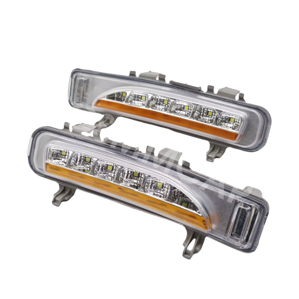 Car LED Daytime Running Lights Turn Signal Fog Lamp Fit for Ford Edge 2011-2014