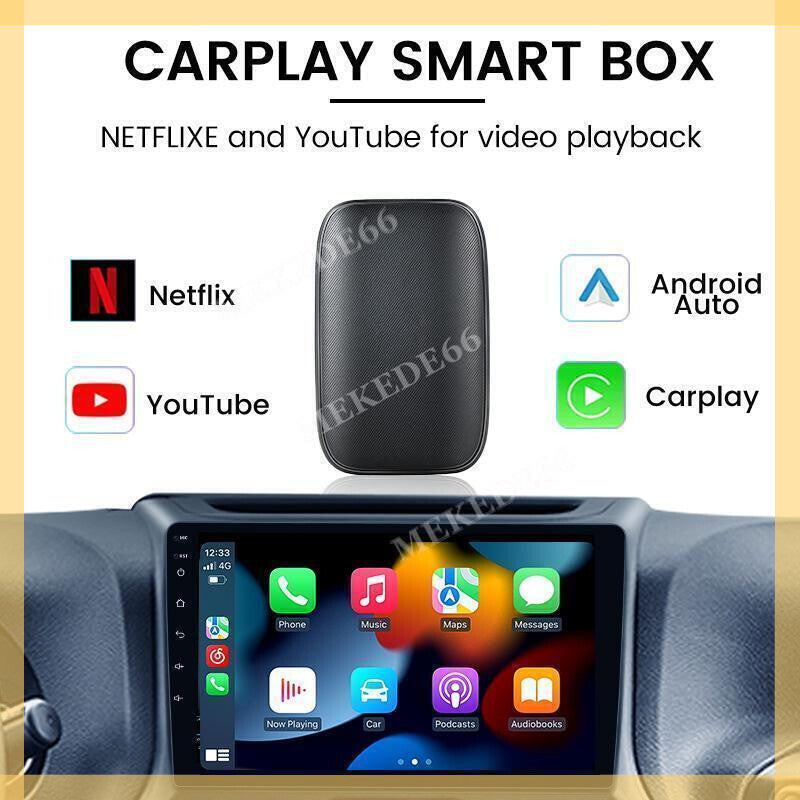 2+8G Quad-core CarPlay AI Box Wireless Android Auto Adapter for Car Multimedia Video
