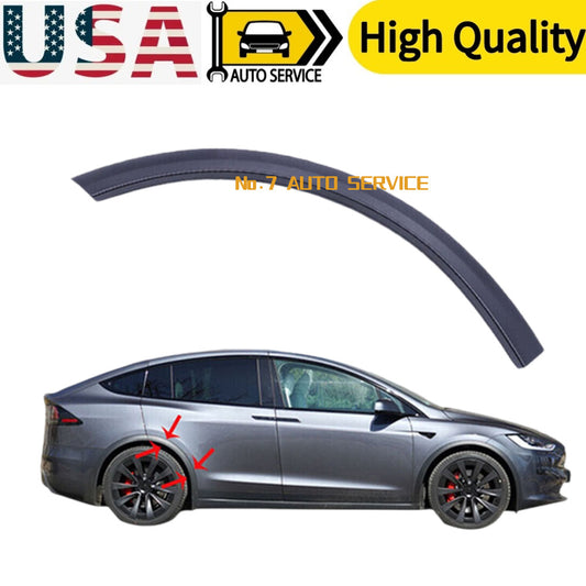 For 2016-2023 Model X Rear Right Wheel Arch Door Cladding Molding 104589500E