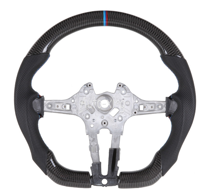 Carbon Fiber Heated Steering Wheel For BMWM3 M4 M5 M6 F80 F10 F30 X5 X6 2014-19