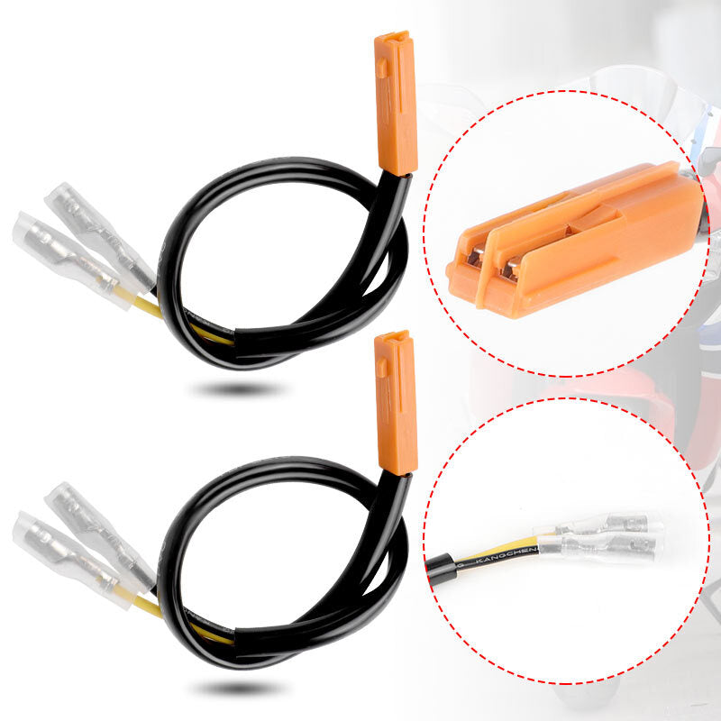 4X Turn Signal Adapter Plugs Connector Wire Cable for Honda CBR1000RR 2004-2012