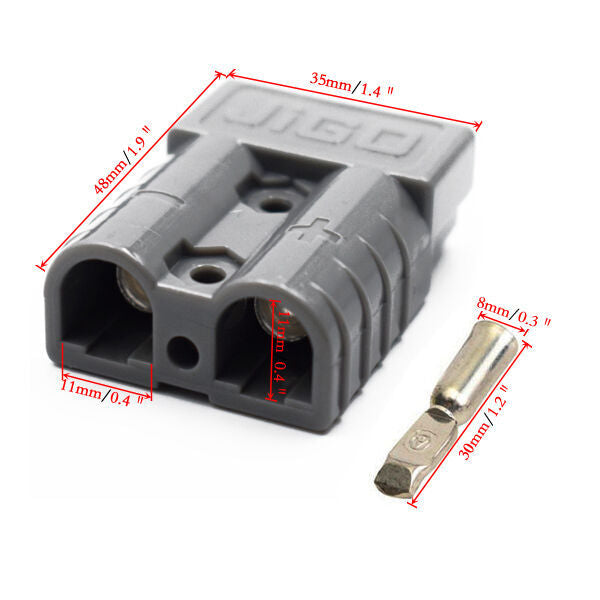 5-pair battery quick connector 50A 6AWG connection/disconnect winch suitable for car trailers - n