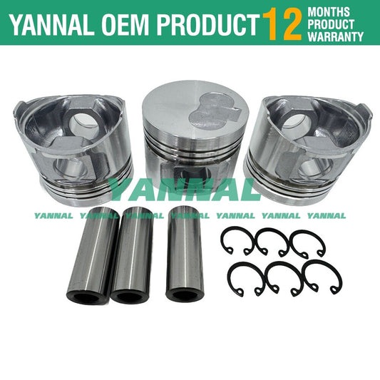 Overhaul and rebuild kit for 3TN66/3TN66UJ engines with pistons and piston rings -