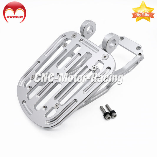 Silver for DAX125 ST125 2022 - 2025 CNC rear luggage compartment with carrying shelf and tail mount.