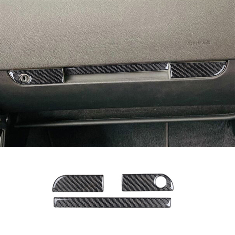 4X Red Carbon Fiber Door Handle Panel Cover Trim for Mazda MX-5 Miata 2009-2015 v