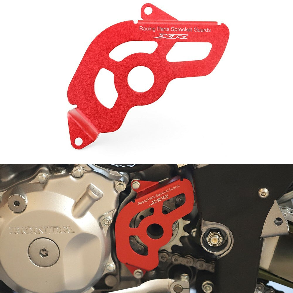 XR LOGO Front Sprocket Cover Chain Guard for HONDA XR 400R 1996-2004 XR400R Q