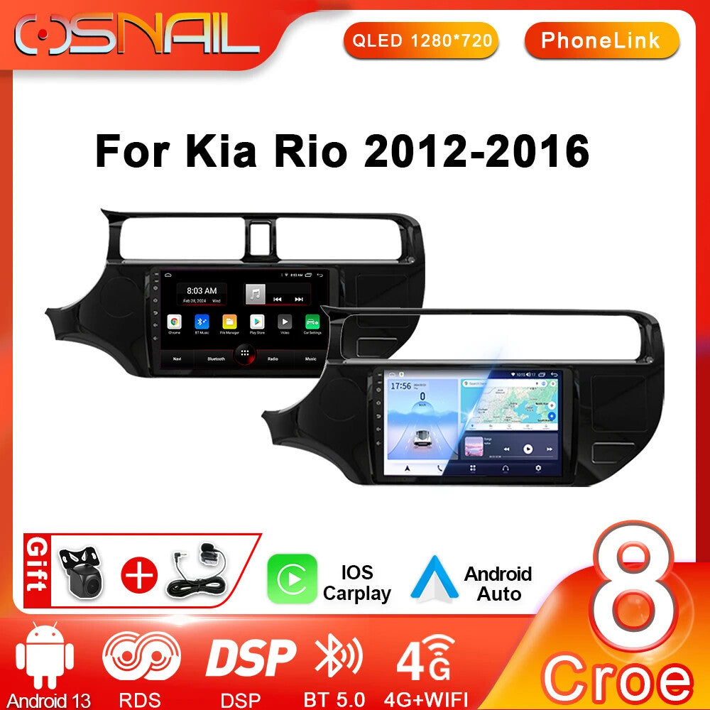 for Kia RIO K3 2015-2017 Android Car Radio Video Stereo GPS Navi Carplay Screen