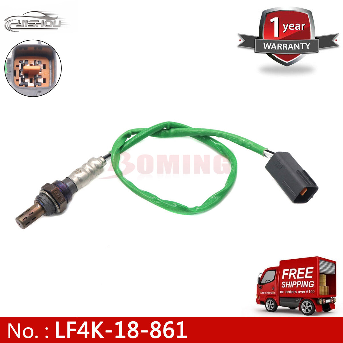 LF4K-18-861 Rear Oxygen Sensor for 2005-2013 for Mazda 5, 6, MZR 1.8L, 2.0L, 2.3L - new