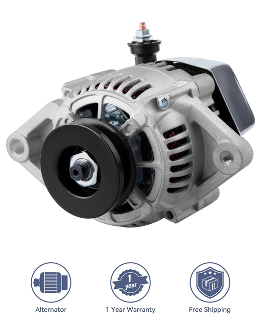 1PC Silver 12V 35A Alternator Fit for Chrome for Mini GM 1 Wire SBC BBC for Chevy Race