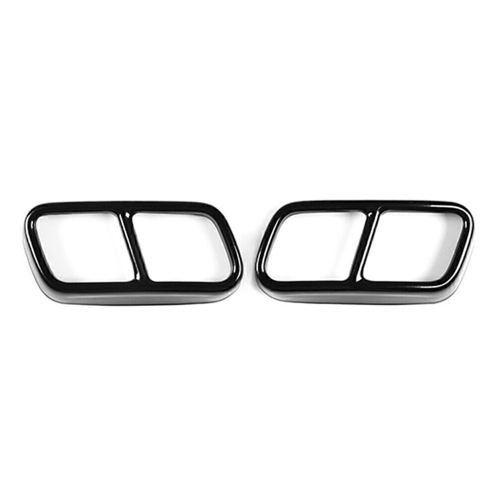 for BMW F01 7 Series 2009-14 10 Rear Tail Muffler Exhaust Pipe Output Cover Trim Q
