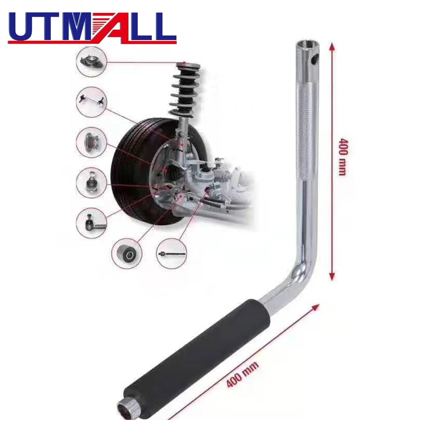Check the tool for the horn arm shock absorber claw ball cage ball head