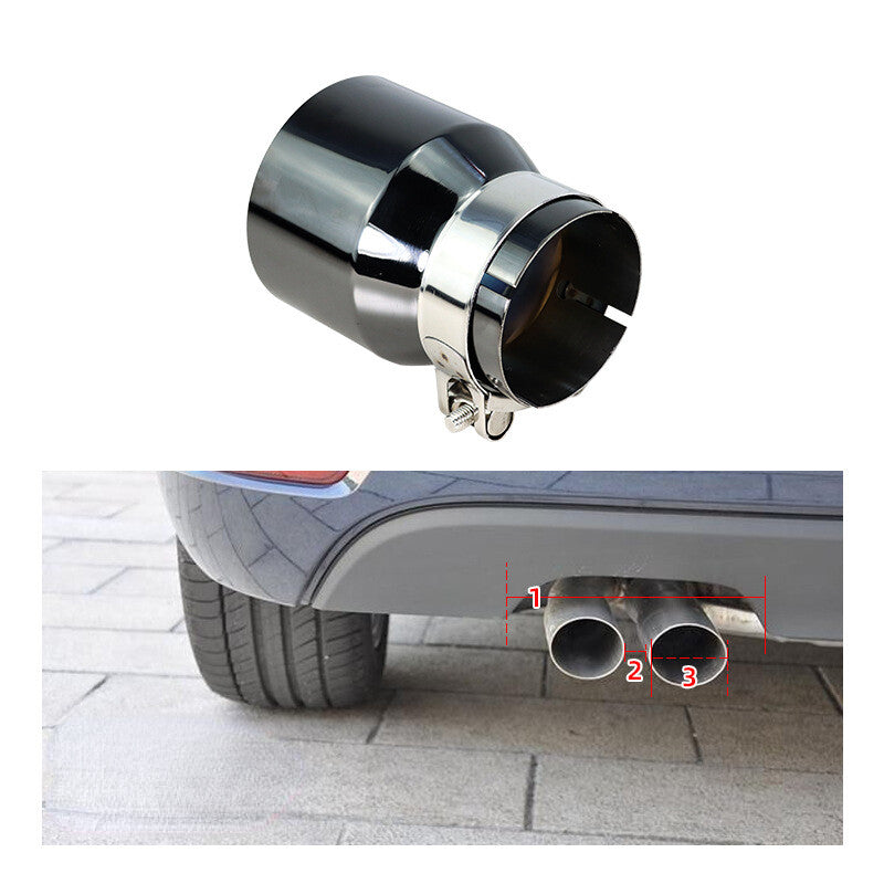 4-piece set of gloss black exhaust tips for BMW M3 M4 F80 F82 Q