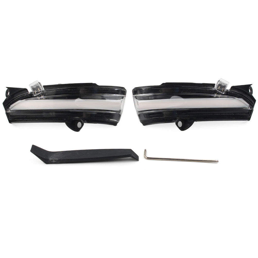 LED Dynamic Turn Signal Light Mirror Indicator for Ford Mondeo 2014-2018 Clear