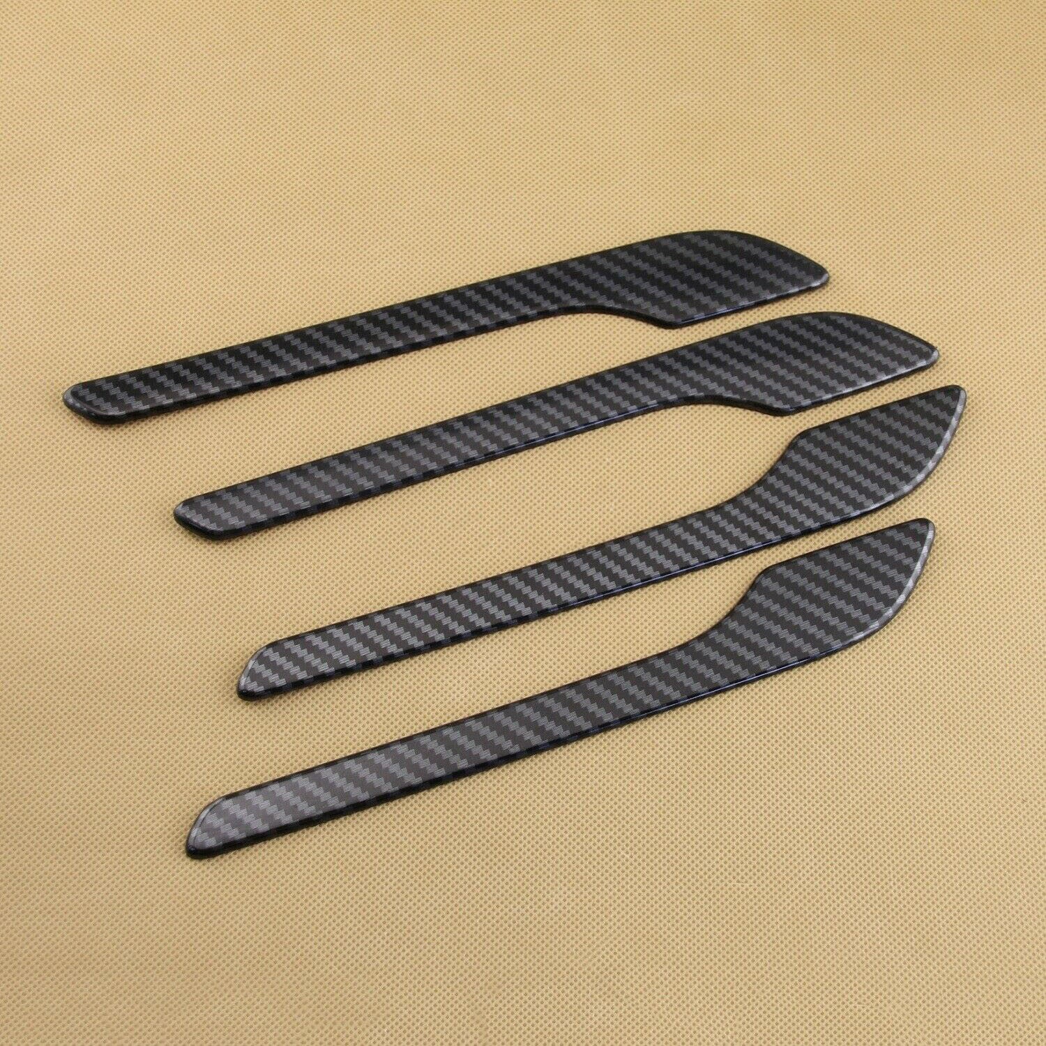 for Tesla for Model Y Model 3 Carbon Fiber Door Handle Cover Trims Accessories