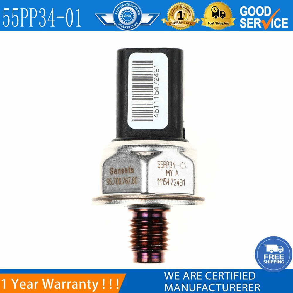 55PP34-01 Fuel Rail High Pressure Sensor for Focus Mk3 for Mazda 1.4 1.6 TDCi 11-14