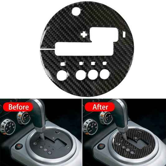 Carbon Fiber Gear Shift Panel Cover Trim Fit for Nissan 350Z 03-09