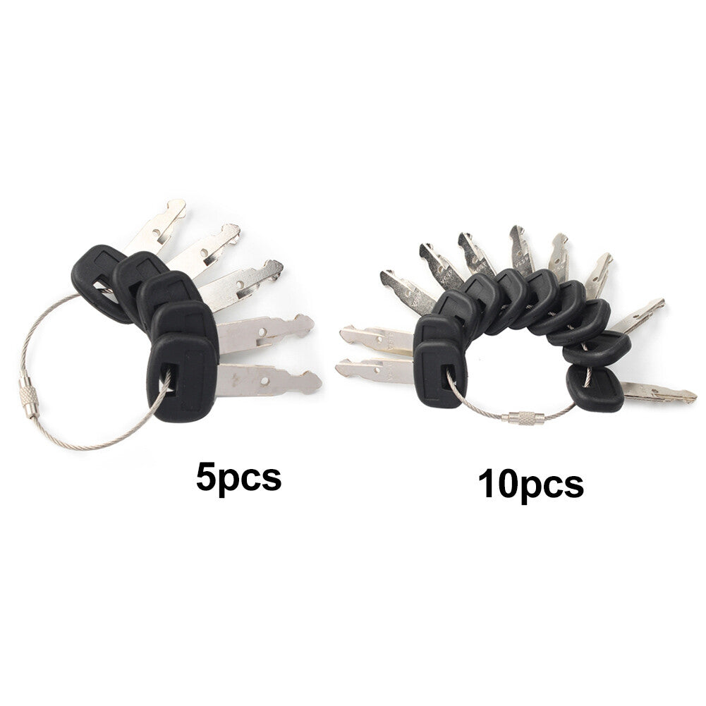 10pcs lgnition Keys Fit Kubota for Mini Excavator #459A RC411-53933 RC461-53930 Q
