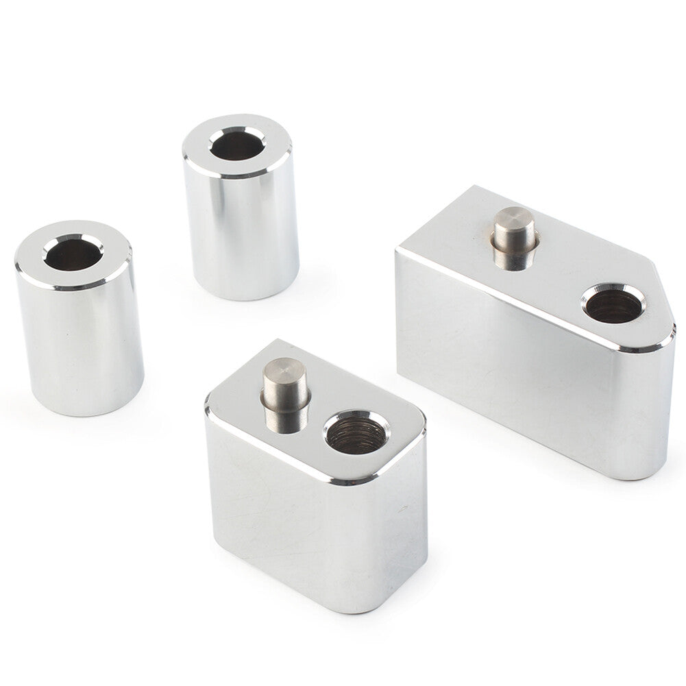 1-1/4 Driver Floorboard Spacer Extension for Harley Street Tri Glide Chrome